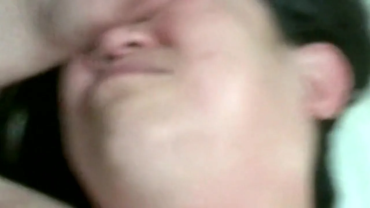 Chinese asian gets shaved pussy fucked squirtsthen whines during anal fuck,