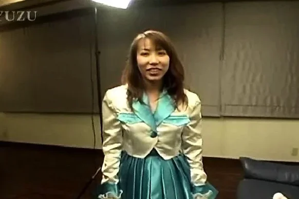 Naughty Asian schoolgirl exposes her lovely tits and sucks a big dick