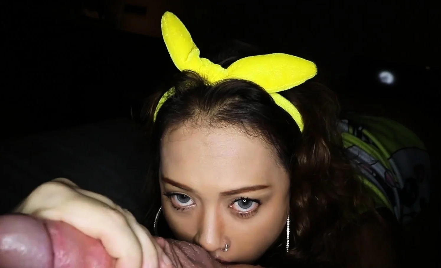 BBW Asian beauty rimjob and pussy fuckin