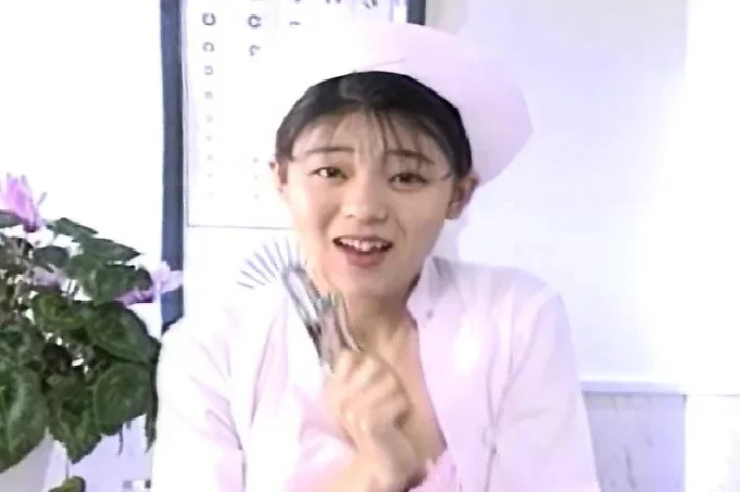 Two luscious Japanese nurses share intense moments of lesbian love