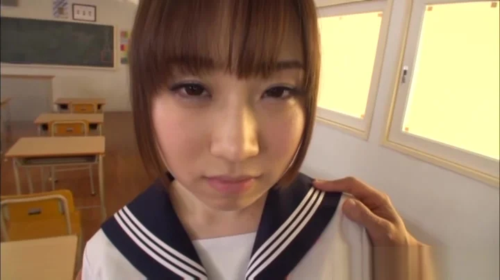 Momoka Sakai naughty Asian teen 18+ enjoys giving pov blowjob