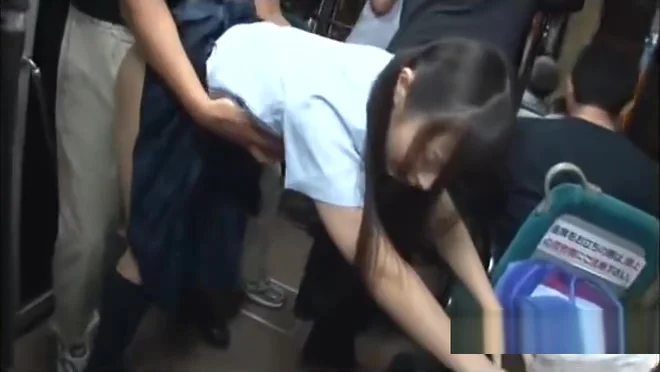 Jav Ambushed On Public Bus Fucked Standing Up In Her Uniform Big teen 18+ Ass