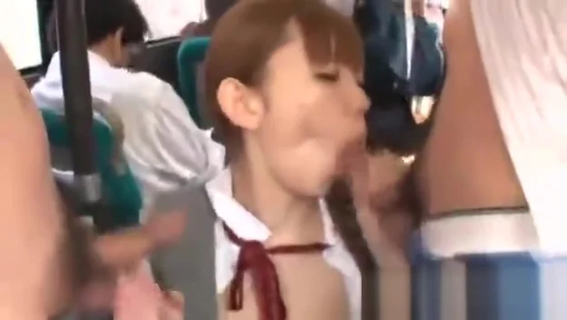 Cute Japanese teen 18+ Girl Fucked In Train