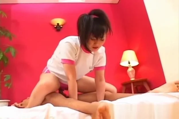 Horny asian Misake Adores gets her pussy part1