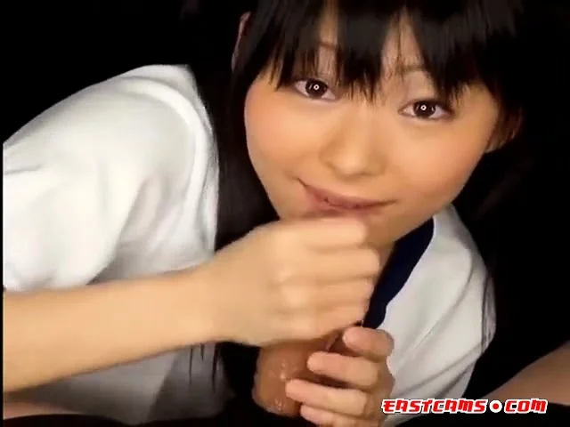 Cute and sweet Japanese pleasing hard cock