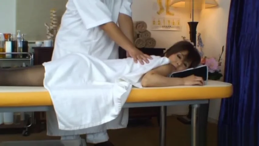 Asian milf has massage and fucking part6