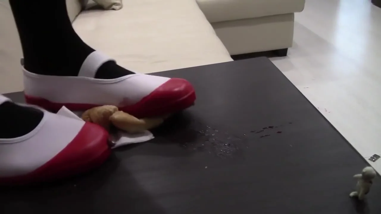 Japanese School Shoes Crush Claymen ( add me and watch more)