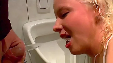 Messy facial bukkake on submissive Japanese girl