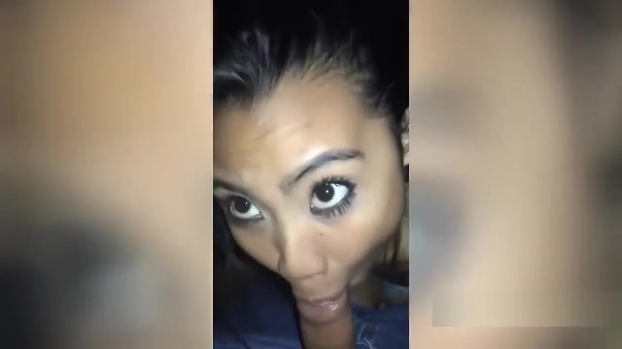 Pretty Asian Girl Giving Me A Blowjob