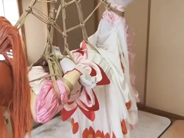 cocoasoft japanese bondage breathplay kigurumi bondage wsm_lione_suspension
