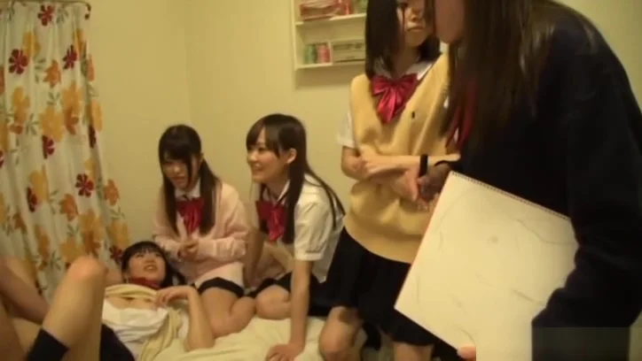 Asian teens 18+ in amateurs hardcore group sex adventure