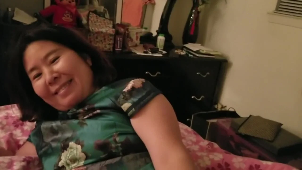 Asian Plump Milf Footjob