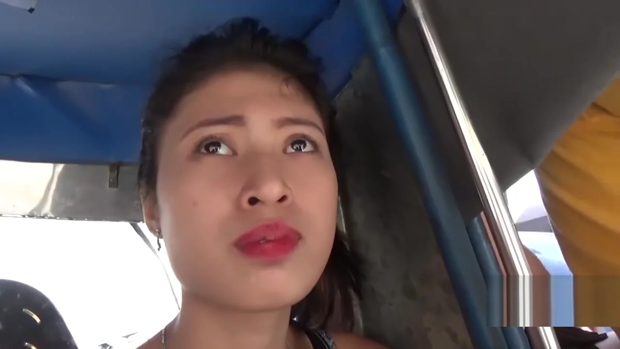 Asian teen 18+ whore loves sucking a wet white fat cock