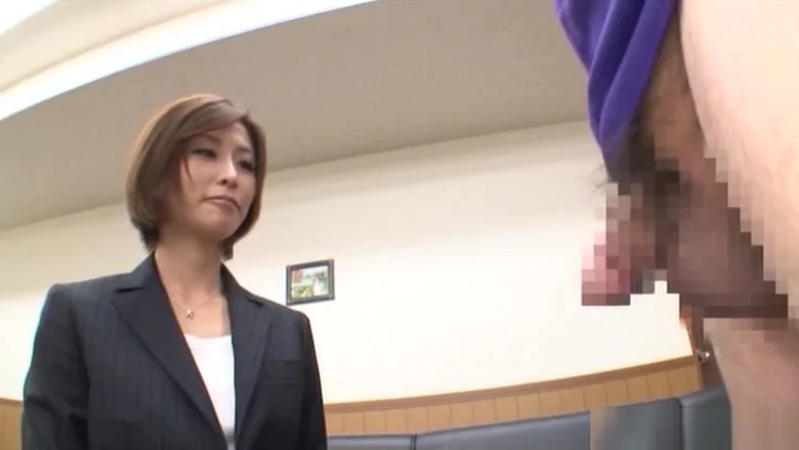 Akari Asahina hot Asian milf is one horny office lady