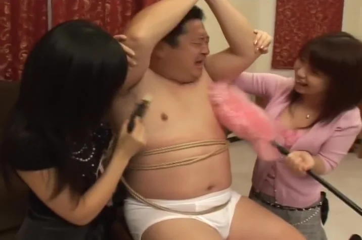 Japanese FF/M tickling teasing handjob
