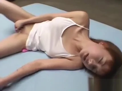 Asian chick with a vibrator